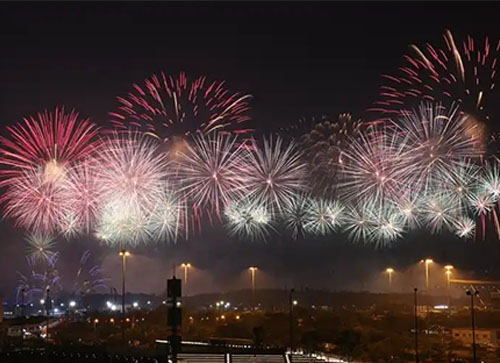 兴安盟焰火晚会